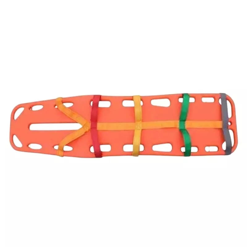 Surgihub Plastic Spine Board Orange Color for Carrying Patients, Clinics and Hospitals, 11070