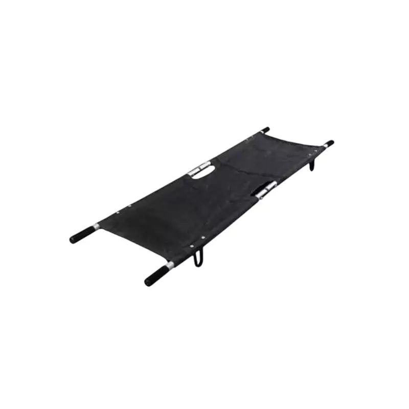 ABCO 140 Kg Load Capacity 2 Fold Stretcher, Round MS Tube Frame for Hospitals & Clinics, WH-121