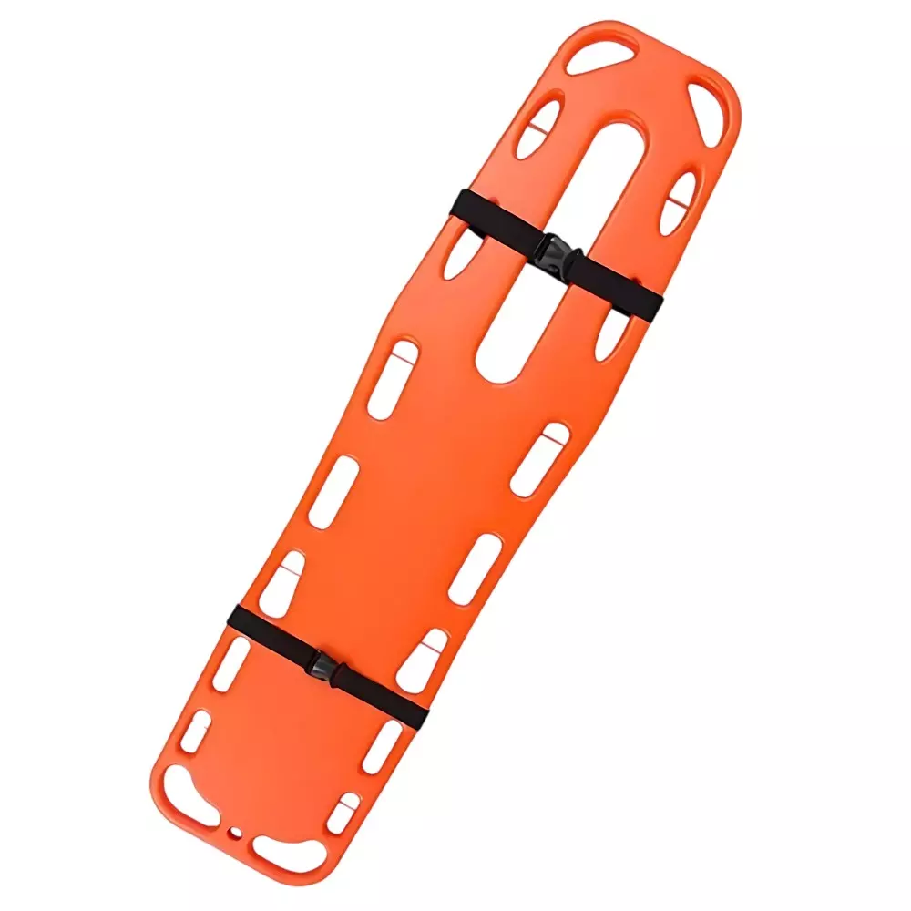 ABCO Spine Board Plastic Body and Orange Color for Transporting & Carrying Patients, WH-095A
