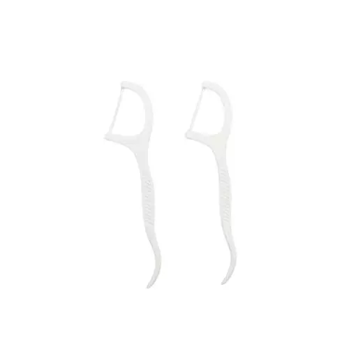 fairbizps-3-in-1-dental-floss-picks-toothpicks-set-plastic-white-for-fresh-breath-healthy-gums-fsdf4426-pack-of-50