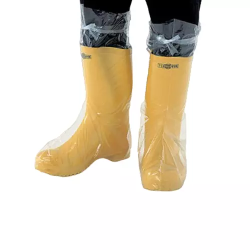 AS ONE Disposable Long Shoe Cover Free Size Polyethylene, 8-1076-01 (Pack of 50 Piece)