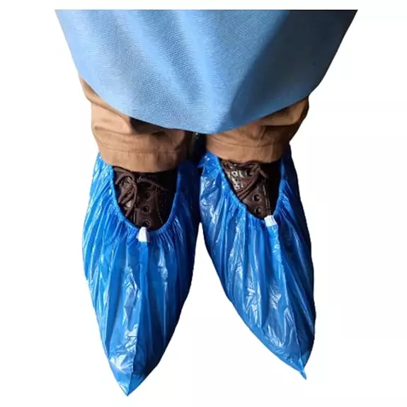 amkay-shoe-cover-made-of-plastic-blue-color-for-hospitals-clinics-pair-of-3000