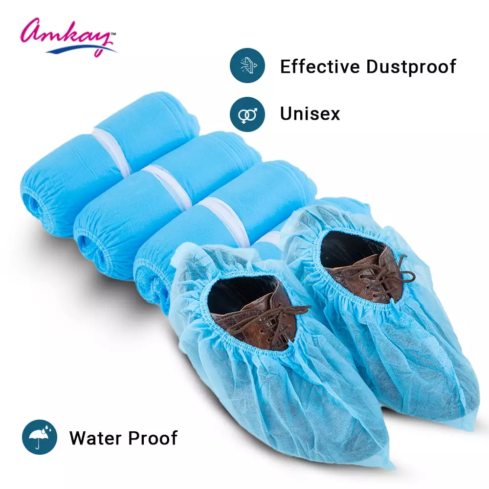 amkay-shoe-cover-made-of-non-woven-fabric-blue-color-for-hospitals-clinics-pair-of-2000