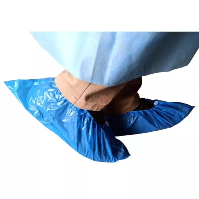 Generic Disposable Shoe Cover Non-Woven Fabric Blue (Pack Of 500 Pcs)