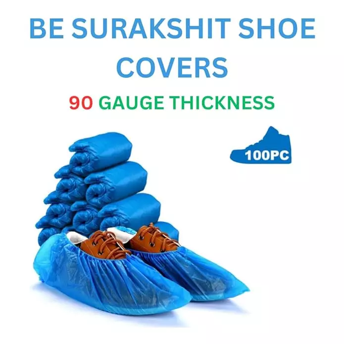 Generic Disposable Shoe Cover Non-Woven Fabric Blue (Pack Of 500 Pcs)