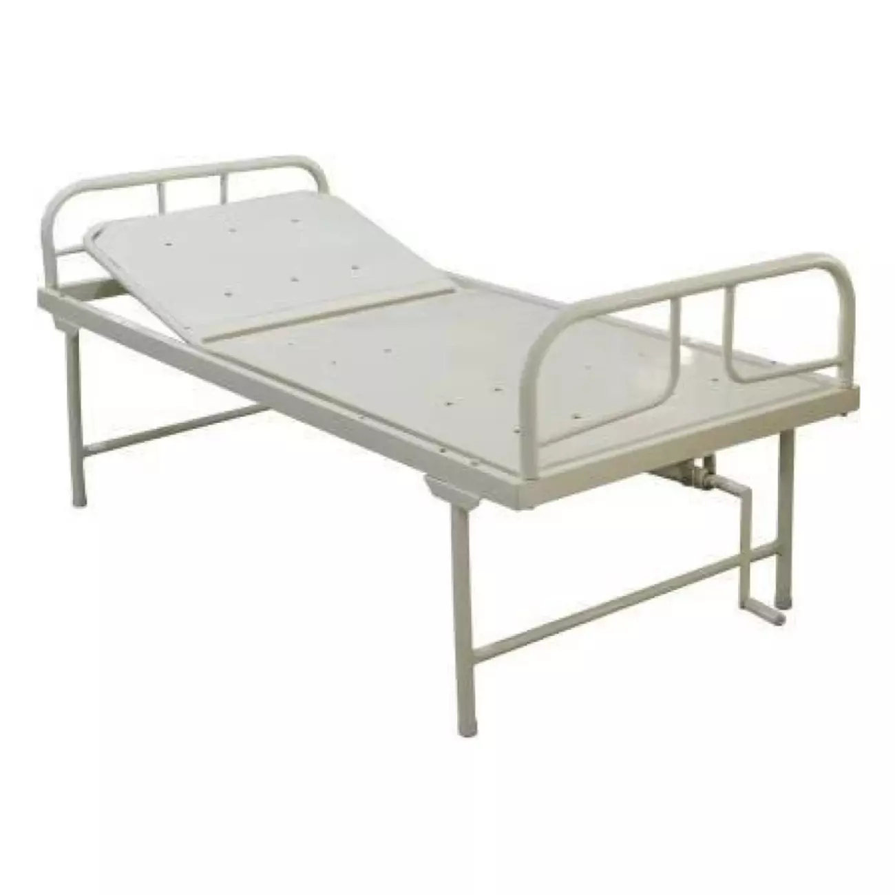 MF HOSPICARE Semi Fowler Bed Iron Body White Color and 200 Kg Load Capacity for Hospitals and Clinics