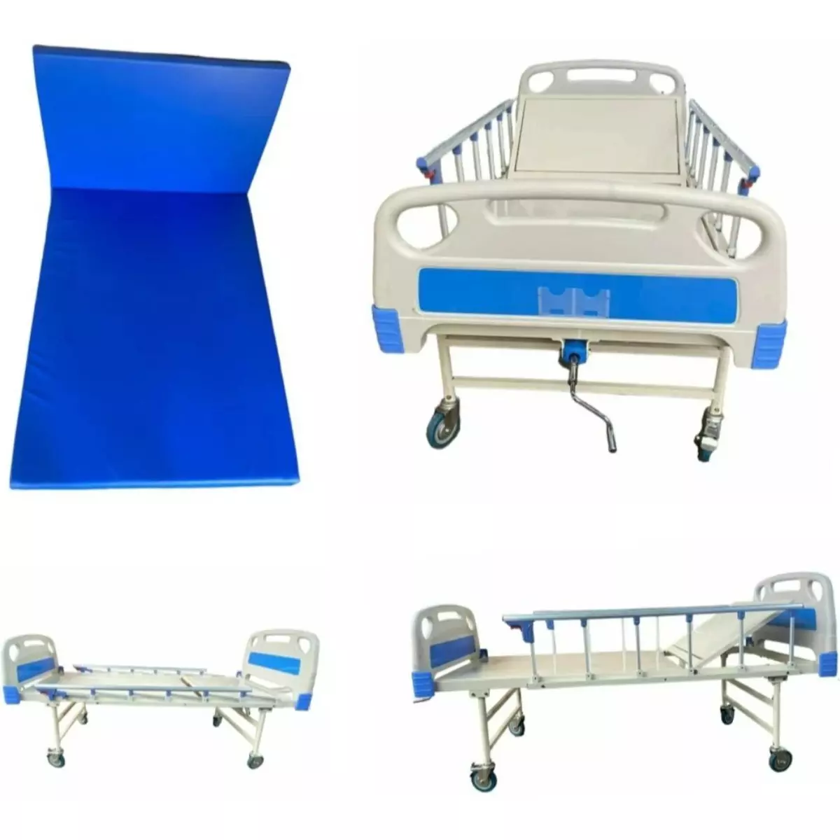 mf-global-semi-fowler-bed-with-mattress-iron-fiber-body-white-blue-color-and-200-kg-load-capacity-for-hospitals-and-clinics