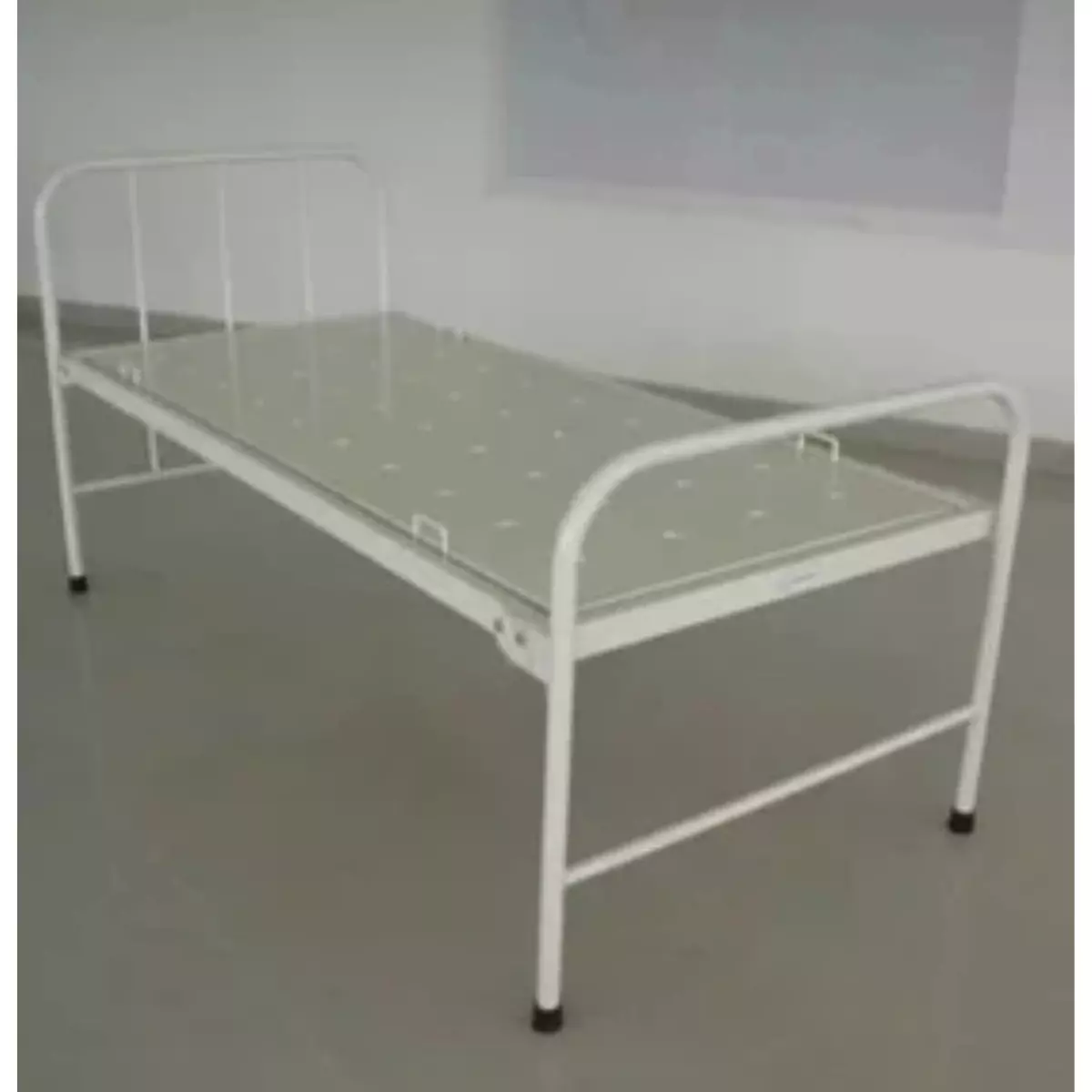 ceyonelifecare-general-bed-iron-body-white-color-and-80-kg-load-capacity-for-hospitals-and-clinics