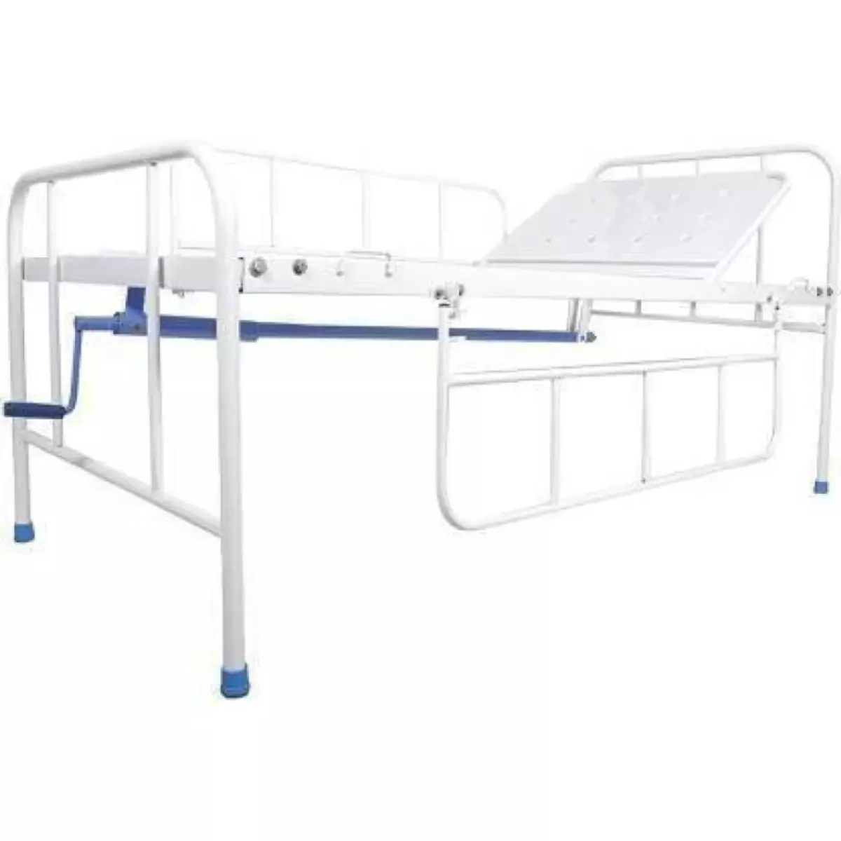 mf-global-semi-fowler-bed-with-mattress-iron-body-white-blue-color-and-200-kg-load-capacity-for-hospitals-and-clinics