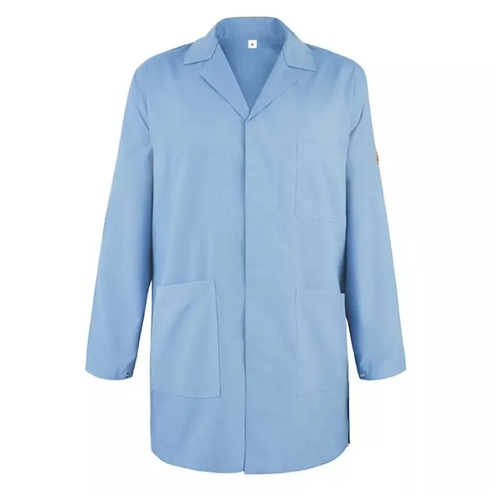 EUROSTAT Light Blue Unisex Reusable Lab Coat S, 51-100-2815
