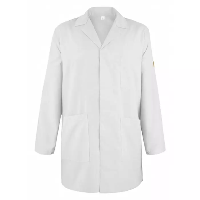 EUROSTAT White Unisex Reusable Lab Coat S, 51-100-2915
