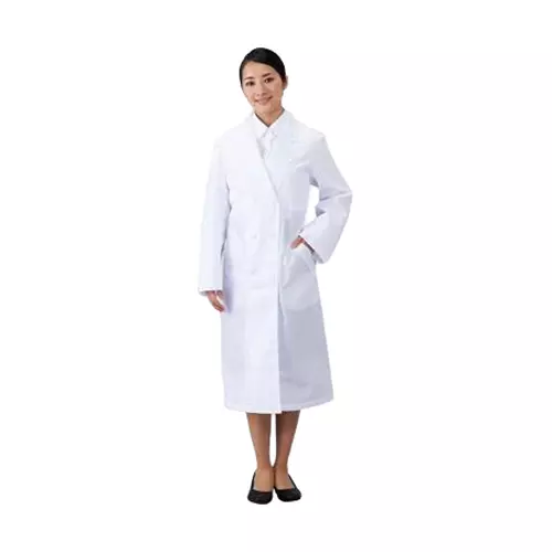 Buy AS ONE Practice Coat L Size Double For Women White, JH-FW from Industrybuying.com