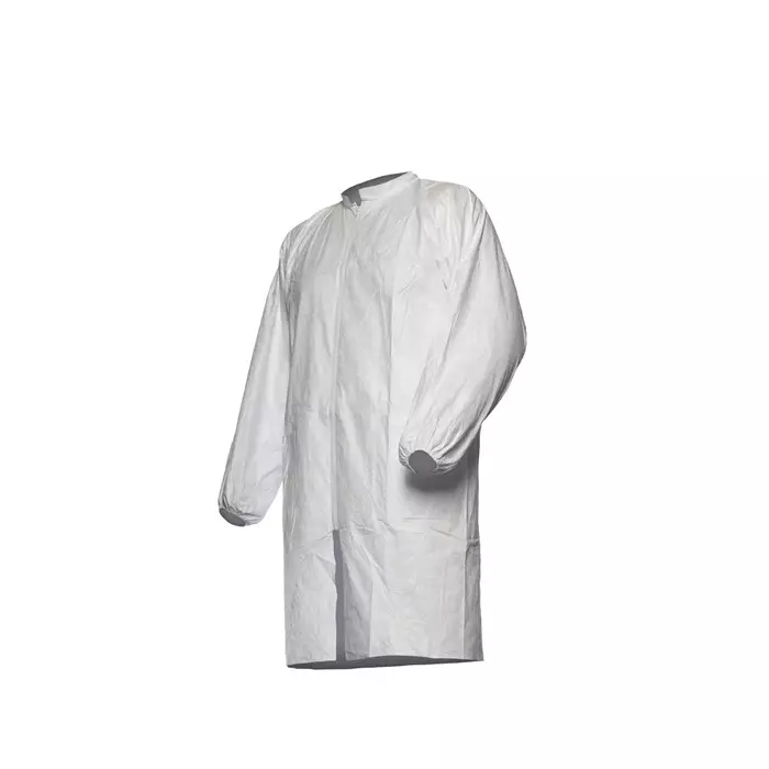 DuPont White Unisex Disposable White Lab Coat, S, D13496004