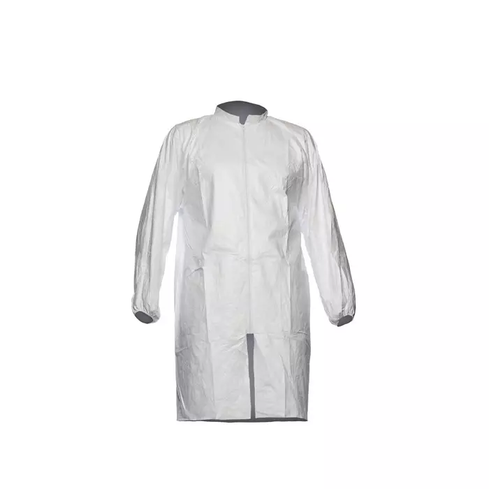 DuPont White Unisex Disposable White Lab Coat, S, D13496004