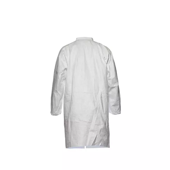 DuPont White Unisex Disposable White Lab Coat, S, D13496004