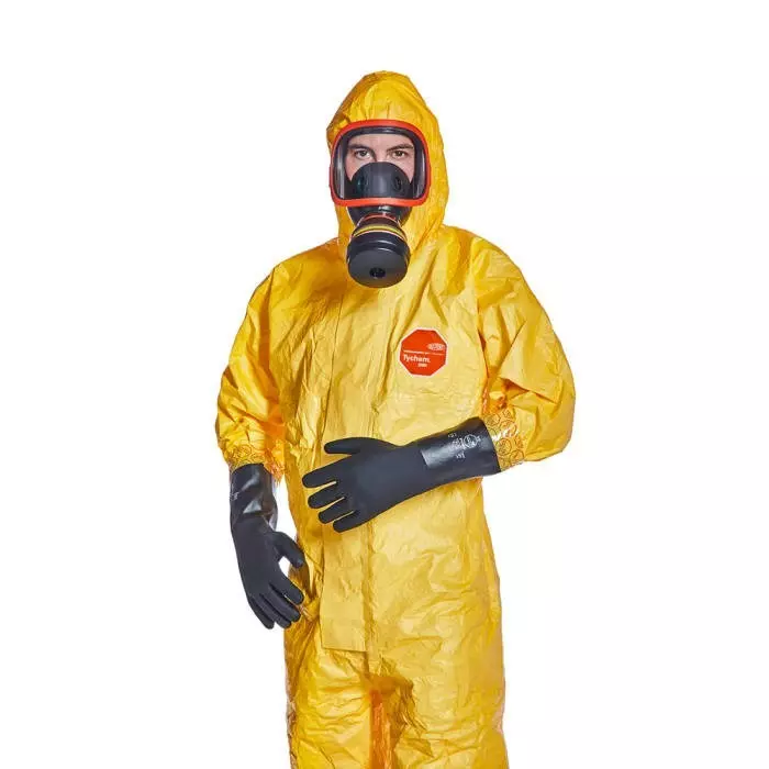 DuPont Yellow Coverall, EN 1073-2, EN 1149-5, EN 14126, EU 2016/425, XXL, D13395560