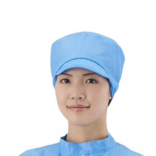 AS ONE Aspure Cushion Cap 2L Size Polyester With Conductive Yarn Blue, SCCB
