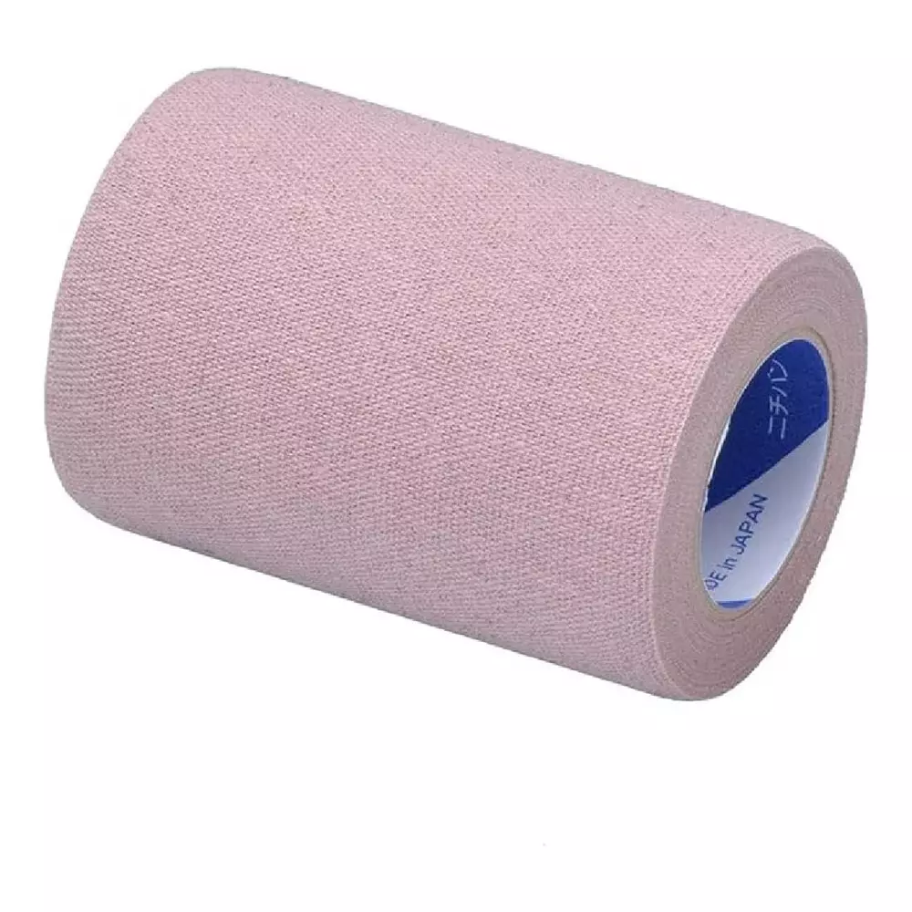 NICHIBAN Battlewin Sticky Bandage Self-Adhesive 75 mm x 4 m, KB75 (Pack of 12 Rolls)