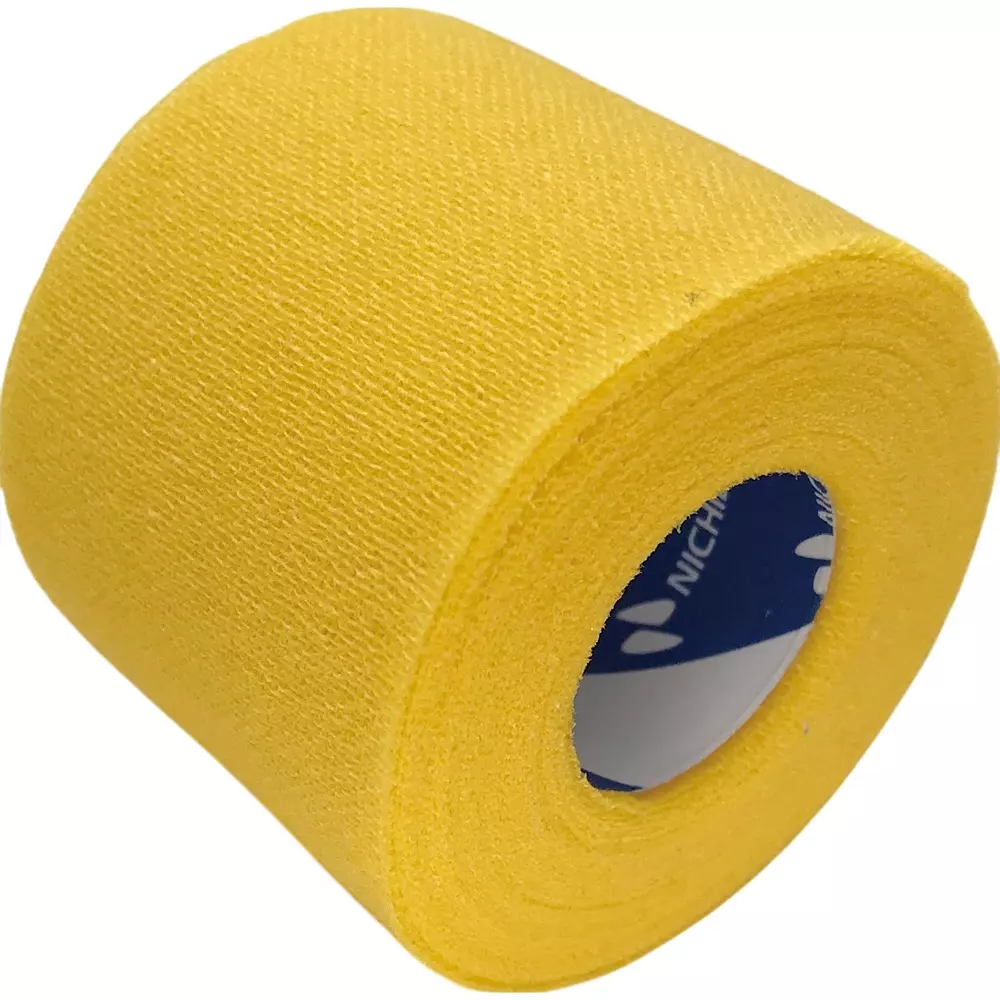 NICHIBAN BattleWin W Grip Taping Tape Nylon Yellow 50 mm x 12 m, WGP50FYL