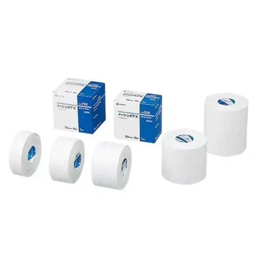 NICHIBAN MESHPORE Nonwoven Adhesive Bandage 50 mm x 10 m, No.50K