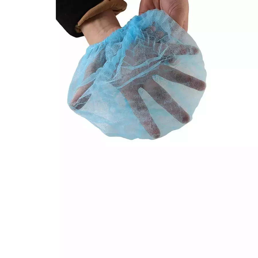 GENERIC Bouffant Surgical Head Cap Blue Non-Woven Reusable Disposable 18 Inch (457.2 mm) (Pack of 100 )