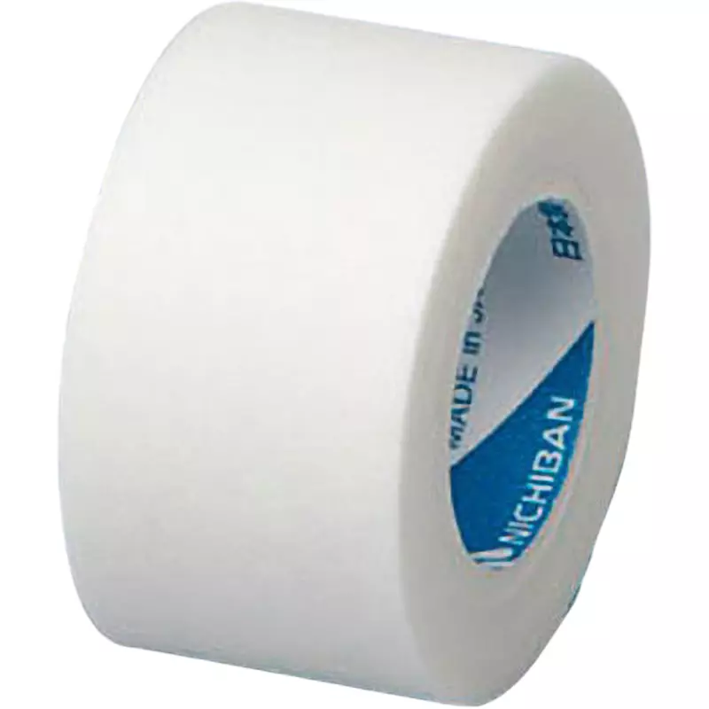 NICHIBAN Surgical Tape 21N Non-Woven Fabric 25 mm x 9 m, No.25 (Pack of 12 Rolls)