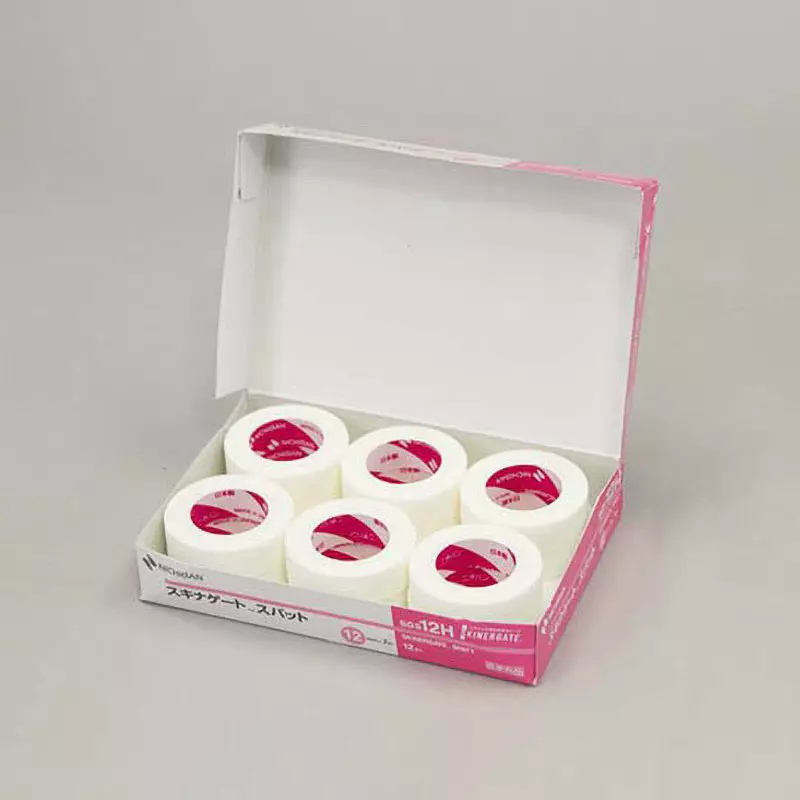NICHIBAN SKINERGATE SPATT Polyolefin Film Tape Small 12 mm, SGS12H (Pack of 12 Rolls)