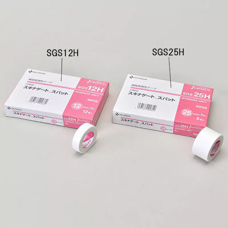 NICHIBAN SKINERGATE SPATT Polyolefin Film Tape Small 12 mm, SGS12H (Pack of 12 Rolls)