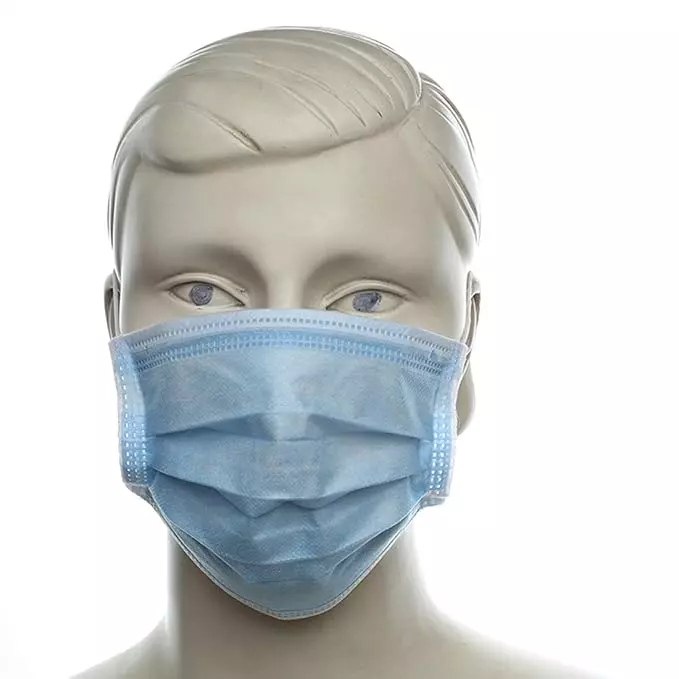 amkay-100-pcs-per-box-3-ply-face-mask-blue-color-non-woven-fabric-for-healthcare-staff-pack-of-30-box