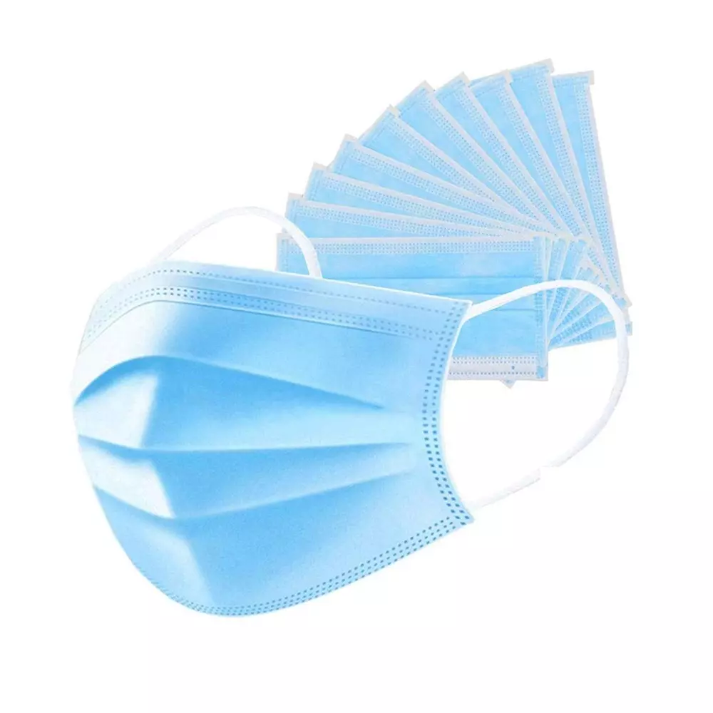 GENERIC 3 Ply Breathable Surgical Face Mask with Internal Nose Pin Free Size (Pack of 100)