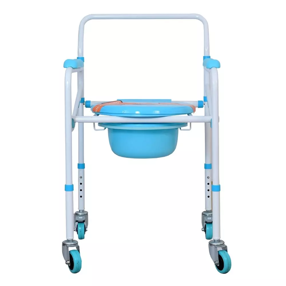 karma-foldable-commode-chair-with-wheel-mild-steel-partial-elliptical-frame-460-mm-seat-width-120-kg-weight-capacity-aqua-5-cmd-ms-blue