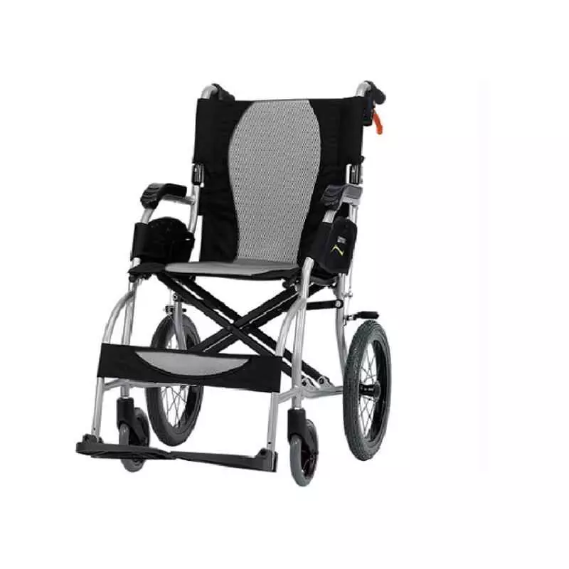 Karma 115 Kg Load Capacity Aluminium Alloy Lightweight Foldable Wheel Chair, Ergo Lite