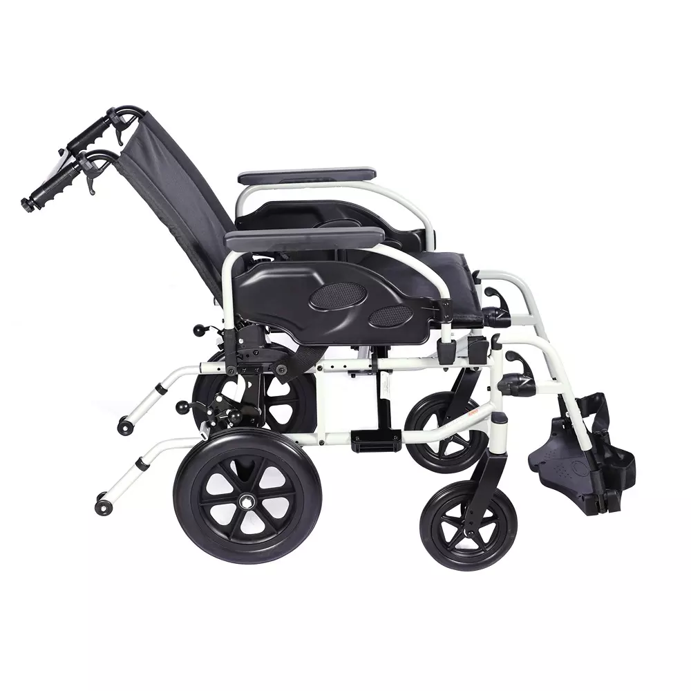 Forza Freedom Wheelchair 125 Kg Weight Capacity Transit Attendant Driven Black, WC6000-TR