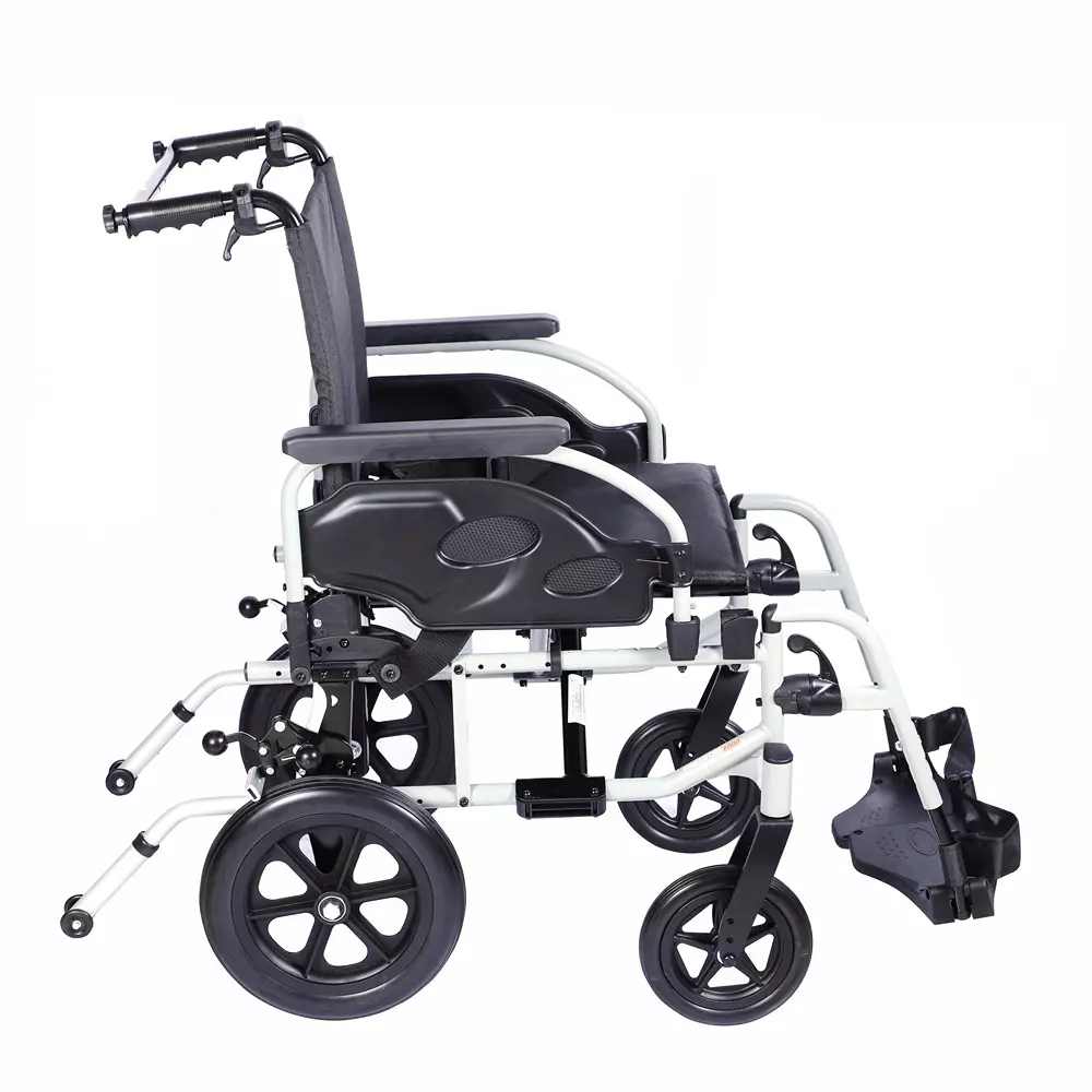Forza Freedom Wheelchair 125 Kg Weight Capacity Transit Attendant Driven Black, WC6000-TR
