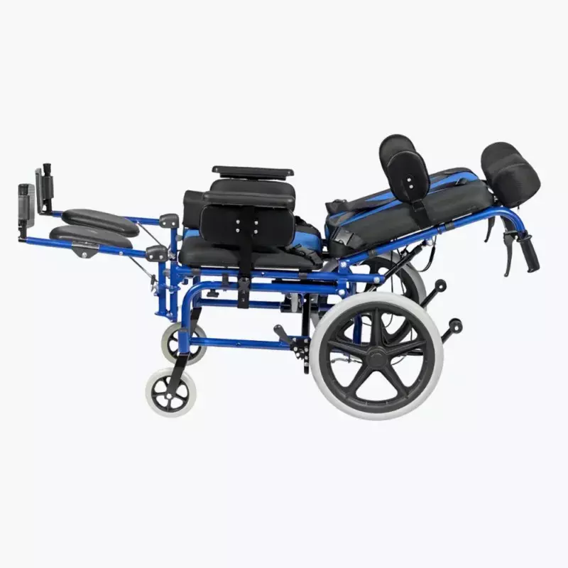 Karma Healthcare Cerebral Palsy Wheelchair 35.56 cm (14 Inch) Seat Width 100 Kg Load Capacity Detachable Armrest, CP 200