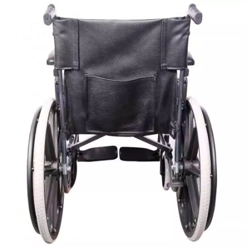 Karma Healthcare Wheelchair 44.45 cm (17.5 inch) Seat Width 100 Kg Load Capacity Flip Up Armrest, Champion 200 Mag