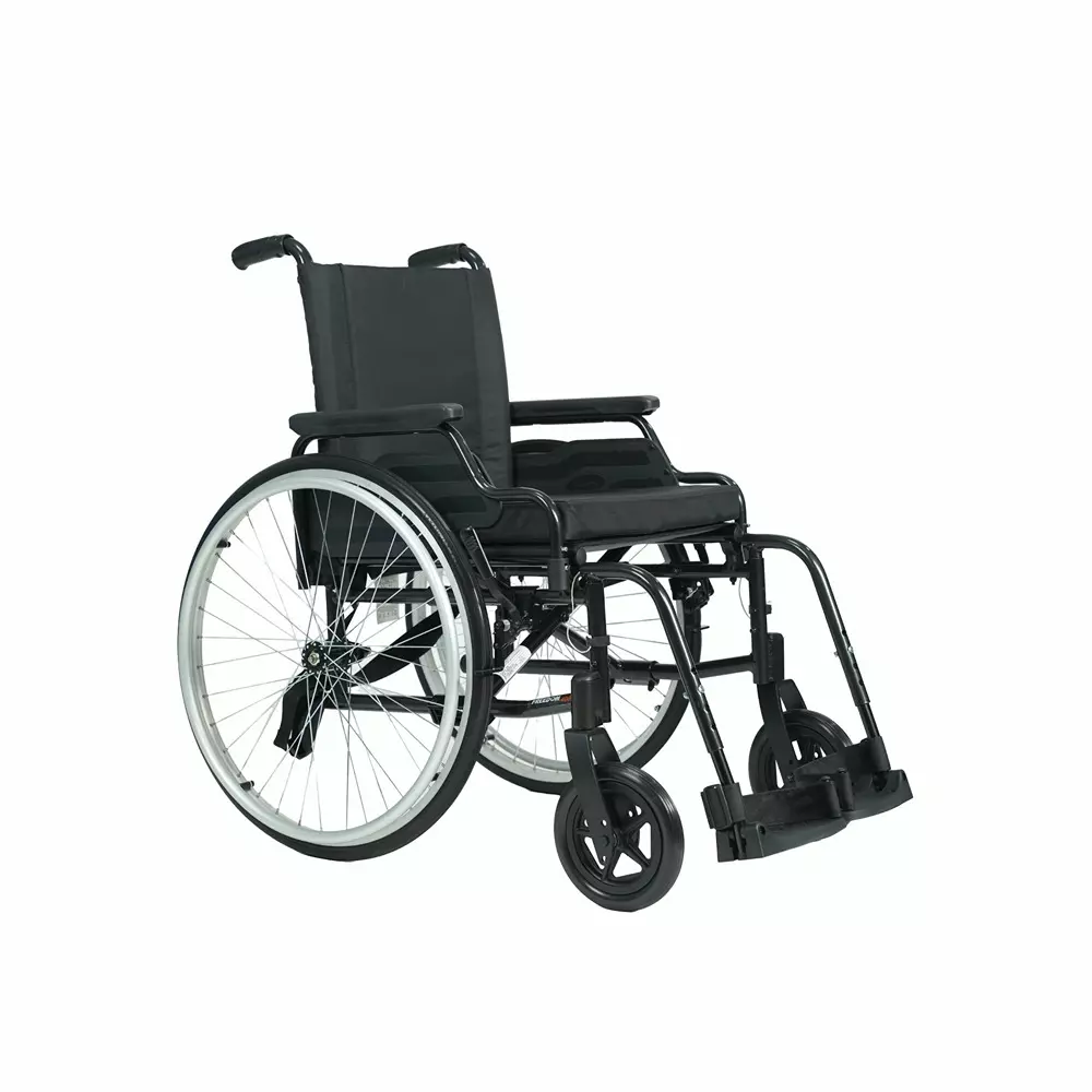 Forza Freedom Wheelchair 125 Kg Weight Capacity Self-Propelled Fixed Backrest Black, WC4000-SP