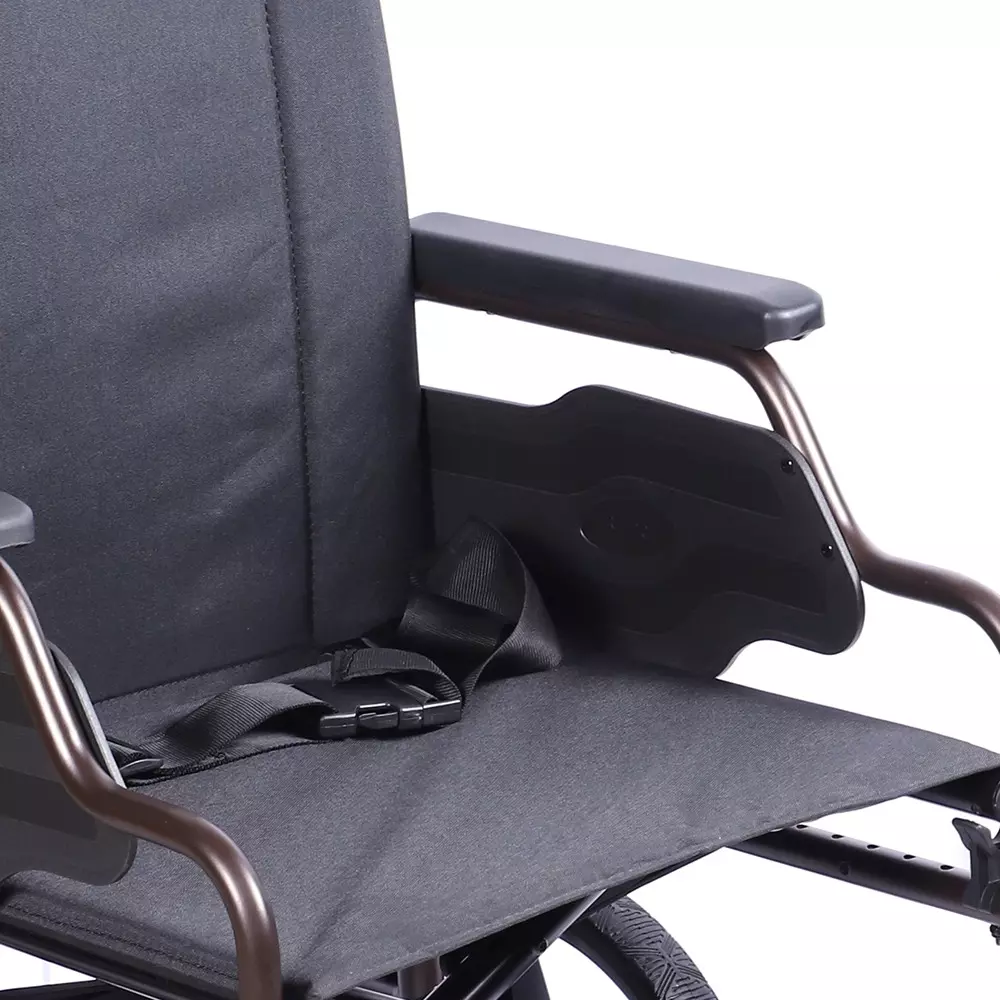 Forza Freedom Wheelchair 125 Kg Weight Capacity Transit Attendant Driven Black, WC4000-TR
