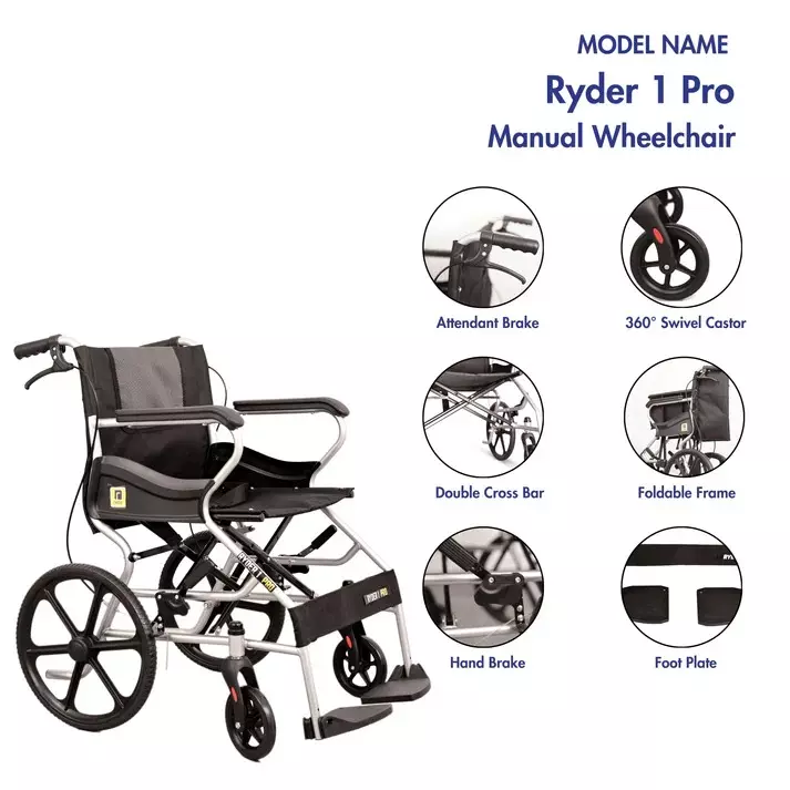 karma-manual-folding-wheelchair-mild-steel-foldable-450-mm-18-inch-seat-width-100115-kg-weight-capacity-ryder-1-pro-mwc
