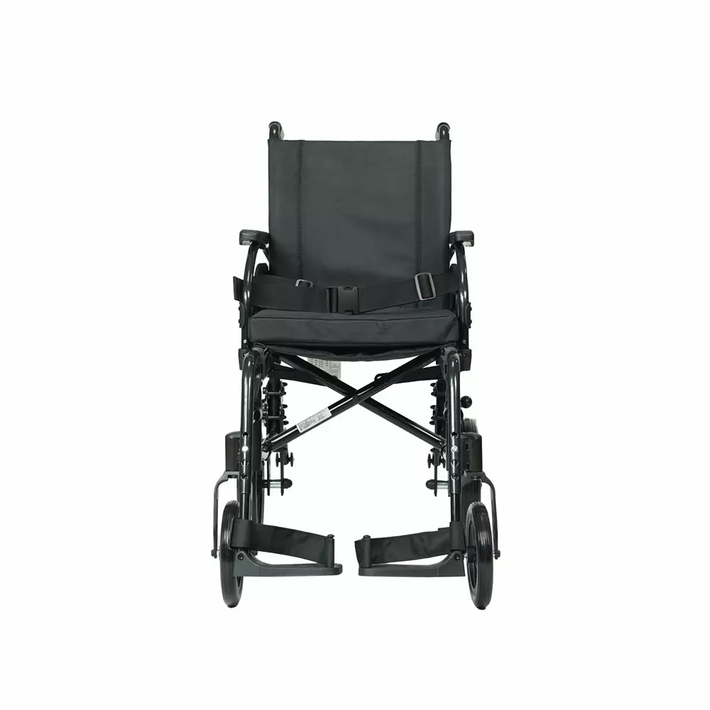 Forza Freedom Wheelchair 125 Kg Weight Capacity Transit Attendant Driven Black With Foldable, WC5000-TR