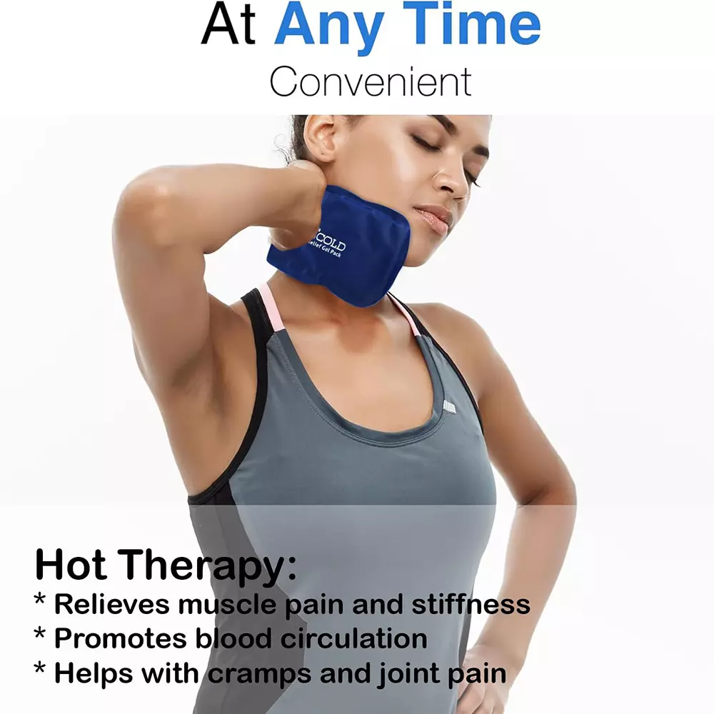 BPL Medical Technologies Hot and Cold Gel Pack Blue Free Size for Injuries and Pain Relief