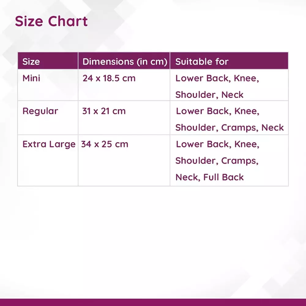 Flamingo Orthopaedic Electric Heating Pad Regular Size 55 W Polyster,Nylon,Spandex,Rayon,Glassfiber,Pvc White