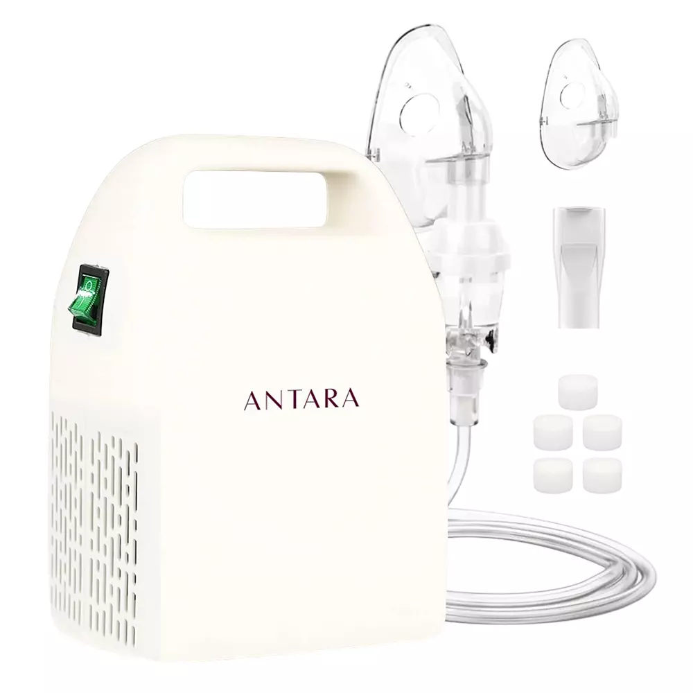 AGEasy Antara by MAX Group Compressor Nebulizer 7 ml Capacity 0.2 ml/min Spray Rate White, AENB100102