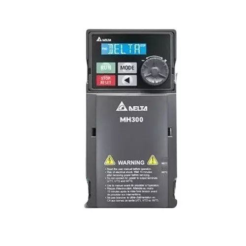 Delta 1.5 kW MH300 Series AC Motor Drive Standard Model IP20/UL Open Type 1 Phase 7.5 A Current and IP20 Rating, VFD7A5MH21ANSAA