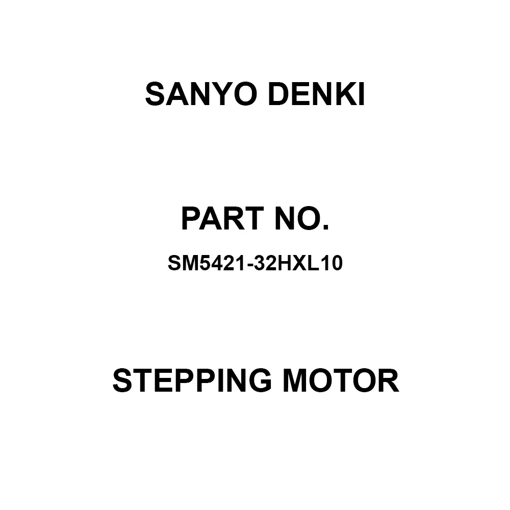 Sanyo Denki Stepping Motor Flange Mounting 5-Phase 50 Reduction Ratio, SM5421-32HXL10