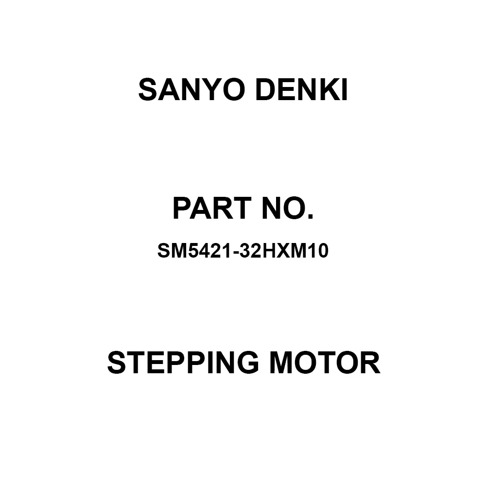 Sanyo Denki Stepping Motor Flange Mounting 5-Phase 100 Reduction Ratio, SM5421-32HXM10