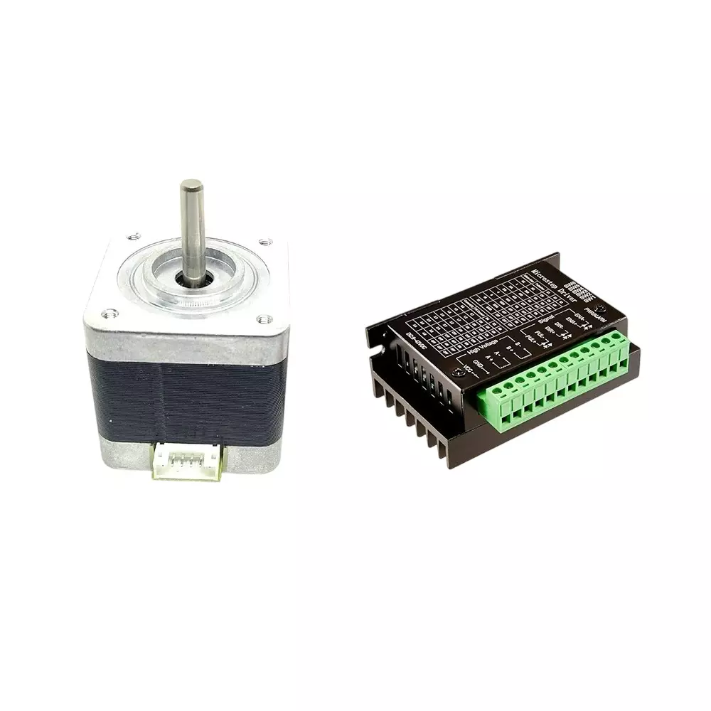 Invento Nema 17 Stepper Motor 4 Kg-cm Torque with TB6600 Stepper Motor Driver 32 Segments