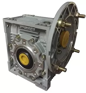 Progearsive Aluminium Worm Reduction Gearbox 75 mm 40:1 Frame 90B5 NMRV