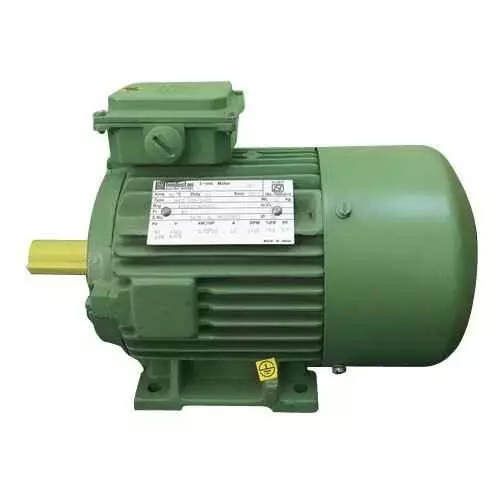 Hindustan Electric Motors Three Phase 1 HP 2 Pole Foot Mounted Induction Motor 2HE3 080-0203
