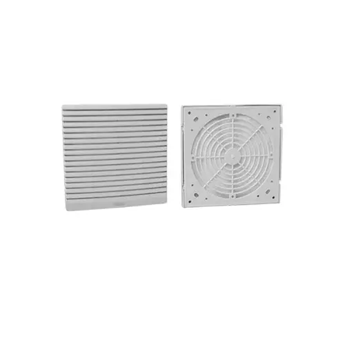 Pecox Premium Series Panel Air Vent Screw Type 238X238 mm Front Size 31 mm Thickness Engineering Grade Thermoplastic, PAV03